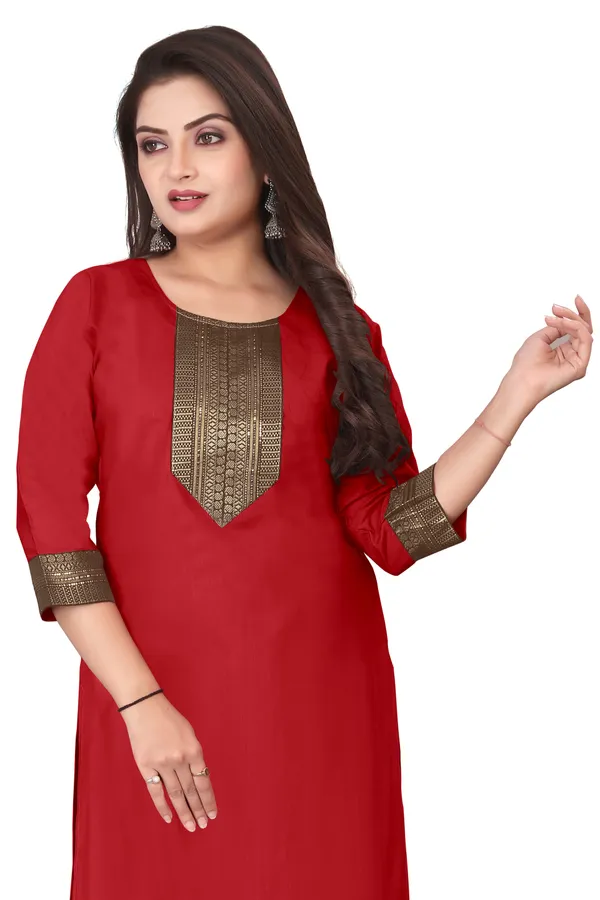 Red_Straight_Kurta_for_Women