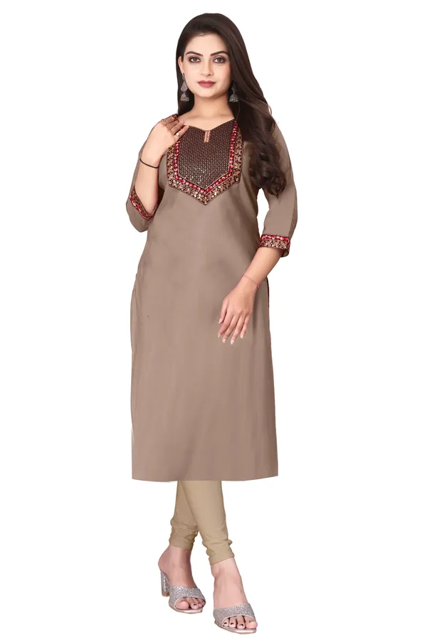 Brown_Embroidered_Straight_Kurta_for_Women