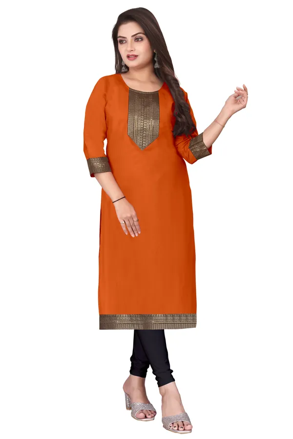 Orange_Straight_Kurta_For_Women