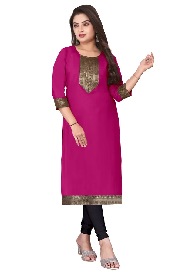 Magenta_Straight_Kurta_for_Women