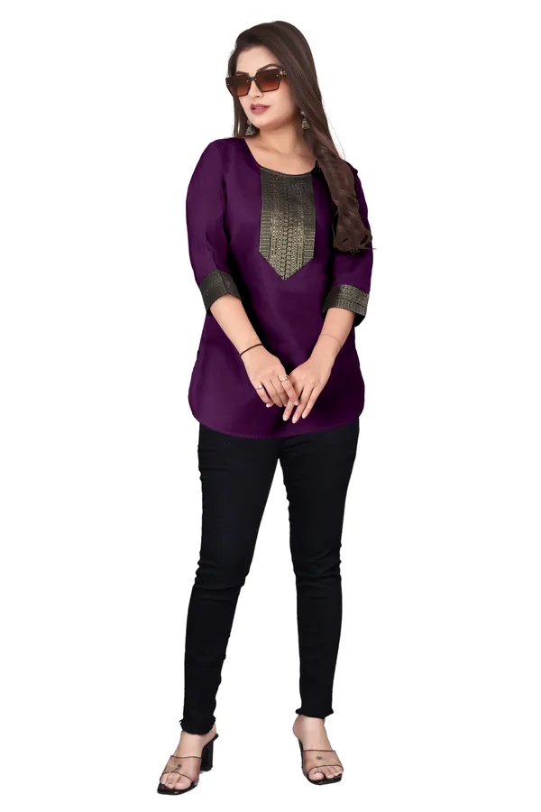 Purple_Straight_Fit_Kurti_for_Women