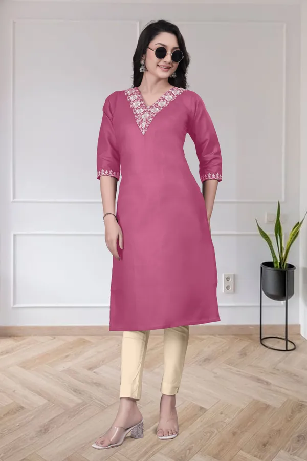 Pink_Embroidered_Straight_Kurta_For_Women