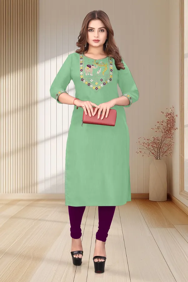 Green_Embroidered_Straight_Kurta_for_Women