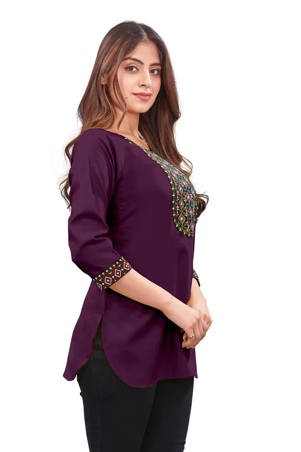 Purple_Printed_Straight_Kurti_for_Women