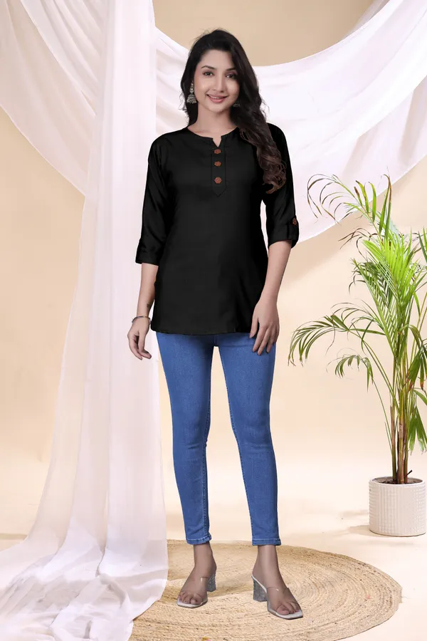 Black_Straight_Kurti_for_Women