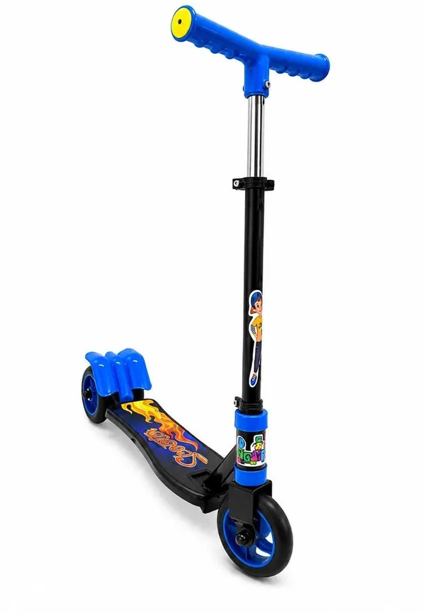 Fantasticbaby_3-Wheel_Scooter_with_Adjustable_Handlebar,_Colorful_Design_&_Sturdy_Wheels_Kids_Scooter_(Blue,_Multicolor,_Pack_of_1)