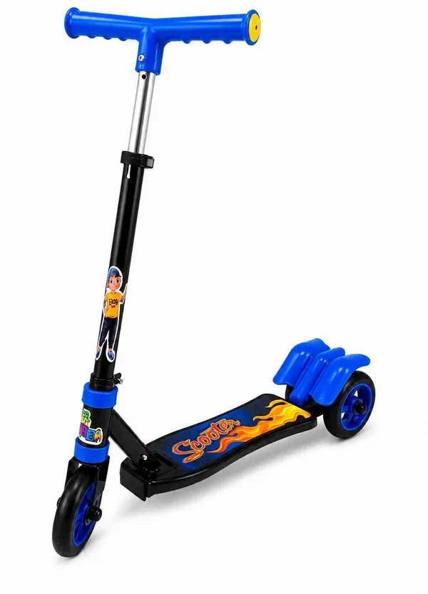 Fantasticbaby_3-Wheel_Scooter_with_Adjustable_Handlebar,_Colorful_Design_&_Sturdy_Wheels_Kids_Scooter_(Blue,_Multicolor,_Pack_of_1)