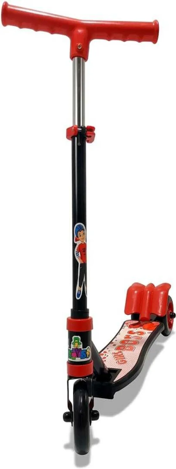 Fantasticbaby_3-Wheel_Scooter_with_Adjustable_Handlebar,_Colorful_Design_&_Sturdy_Wheels_Kids_Kids_Scooter_(Red,_Multicolor,_Pack_of_1)