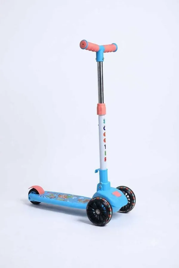 Fantasticbaby_3-Wheel_Scooter_with_Adjustable_Handlebar,_Colorful_Design_&_Sturdy_Wheels_Kids_Scooter_(Multicolor,_Pack_of_1)