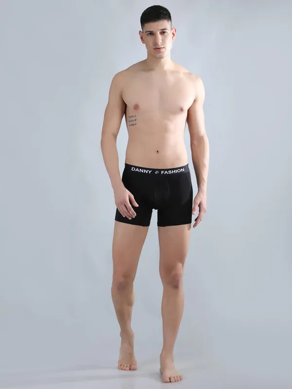 Danny_Fashion_Mens_Breathable_Trunk_In_Black_Colour