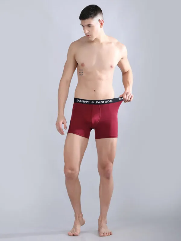 Danny_Fashion_Mens_Breathable_Trunk_In_Maroon_Colour