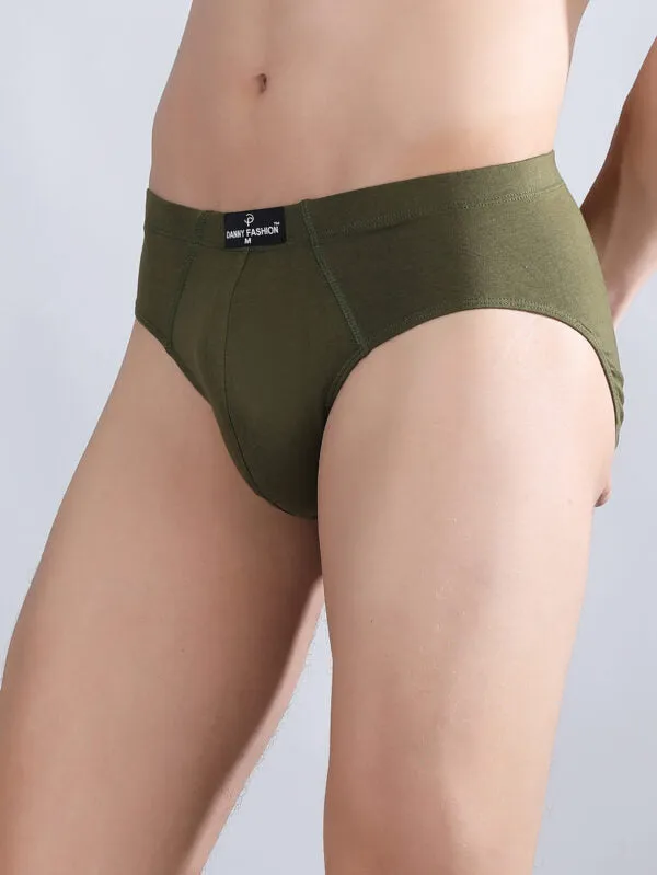 Danny_Fashion_Mid_Brief_In_Olive_Green_Colour