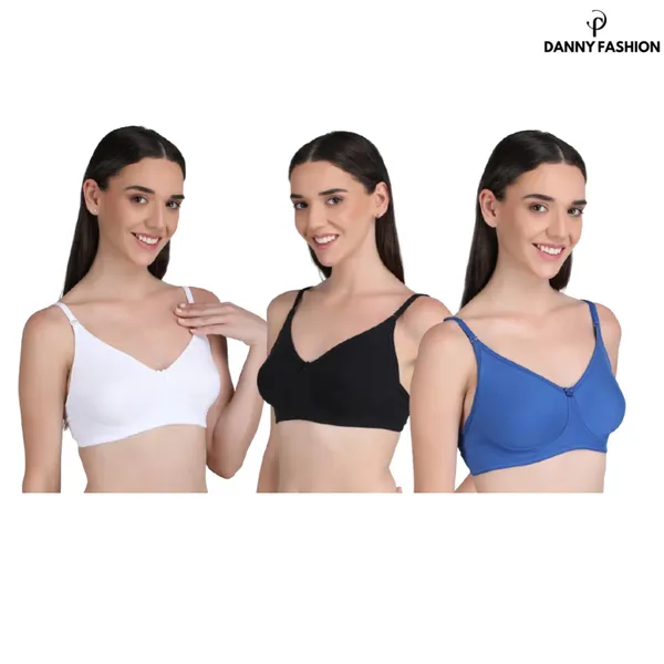 Non_Padded_Bra_In_Combo_Pack_Of_3_Colour_White_Blue_Black
