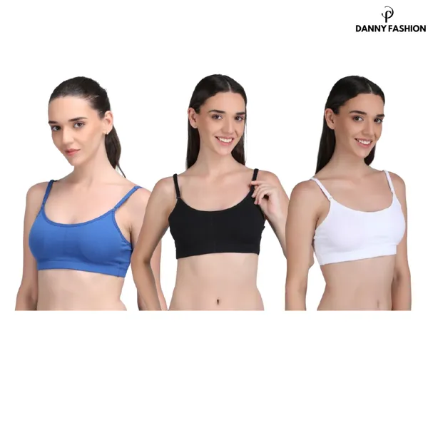 Medium_Impact_Padded_Kuki_Sports_Bra_Thin_Strap_In_Combo_Pack_Of_3_Colour_White_Blue_Black