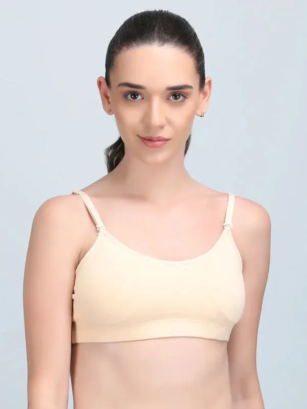 Medium_Impact_Padded_Kuki_Sports_Bra_Thin_Strap_In_Skin_Colour