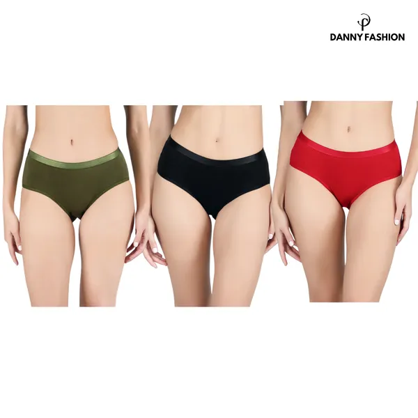Mid_Waist_Hipster_Panty_Combo_Pack_Of_3_Black_Olivegreen_Red