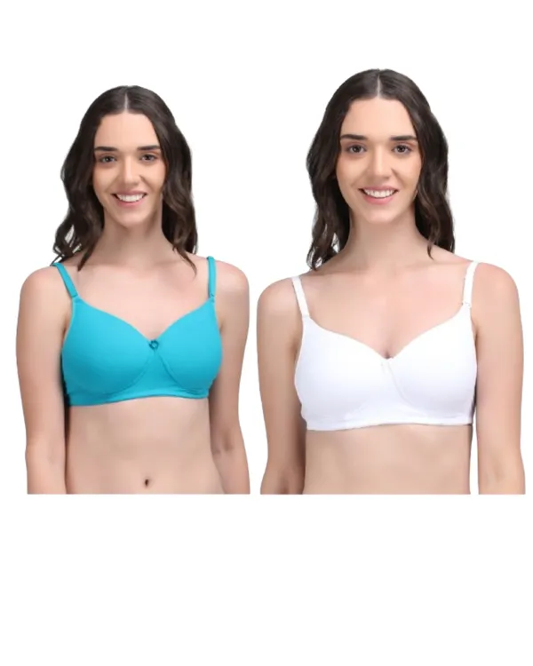 Danny_Fashion_Women_S_2_Pcs_Combo_95_Cotton_5_Spandex_Padded_Bra_Soft_Stretch_Full_Coverage_Bra