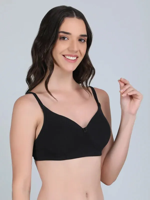 Danny_Fashion_Women_S_2_Pcs_Combo_95_Cotton_5_Spandex_Padded_Bra_Soft_Stretch_Full_Coverage_Bra