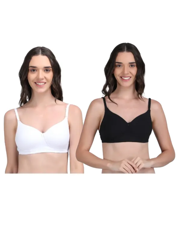 Danny_Fashion_Women_S_2_Pcs_Combo_95_Cotton_5_Spandex_Padded_Bra_Soft_Stretch_Full_Coverage_Bra