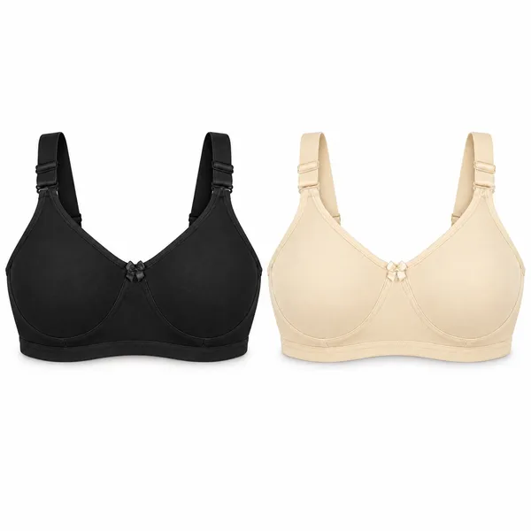 Black_And_Beige_Molded_Cup_Bras_for_Women