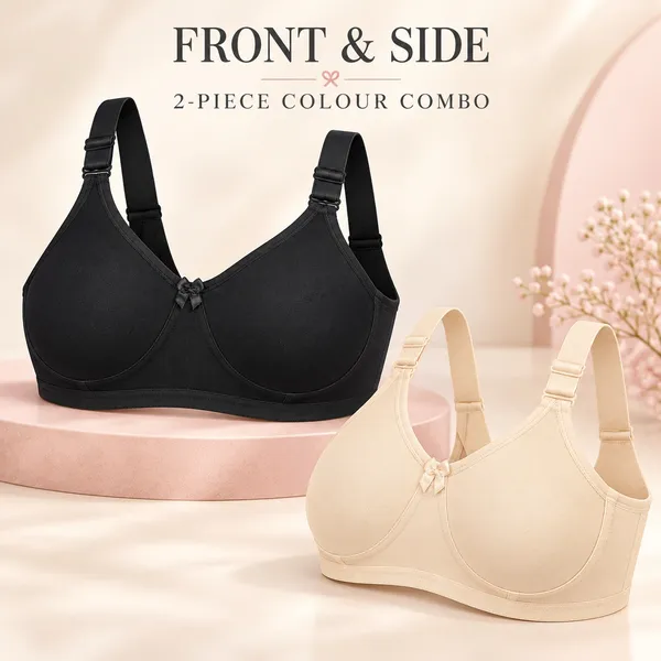 Black_And_Beige_Molded_Cup_Bras_for_Women
