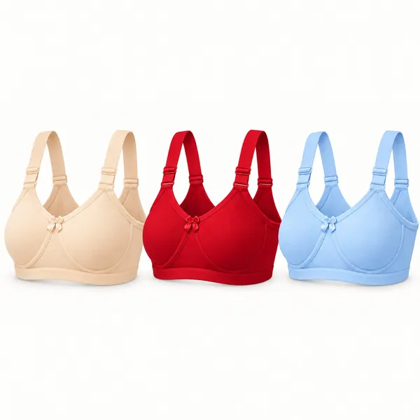 Beige_Red_Blue_Everyday_Bra_Set_for_Women