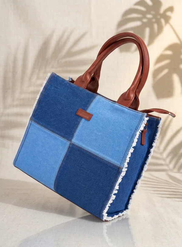 Denim_Tote_Laptop_Bag_With_Detachable_Strap_Fits_Up_To_14_Inches_Laptop_Default_Title
