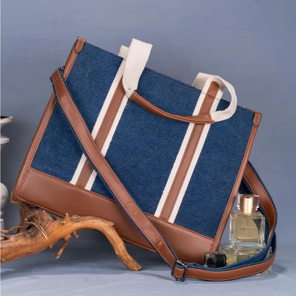Denim_Laptop_Tote_Bag_For_Women_Fits_14_Inch_Laptop_Office_College_Handbag_With_Adjustable_Shoulder_Strap_Multi_Compartment_Work_Bag