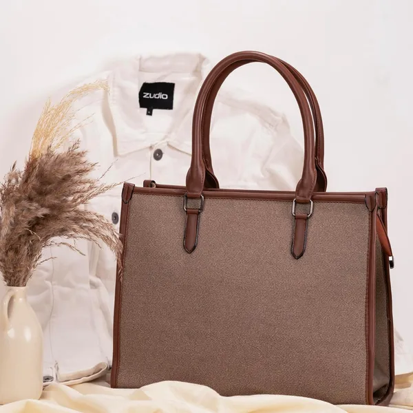 Women_S_Large_Jute_Tote_Bag_Fits_Upto_14_Laptop_Adjustable_Detachable_Sling_Strap_Top_Handles_Eco_Friendly_Durable_Office_Work_College_Travel_Bag