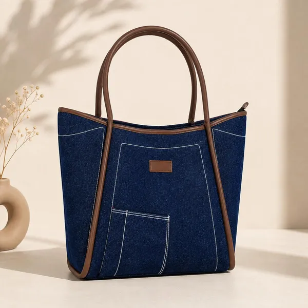 Women_S_Denim_Tote_Bag_Office_College_Handbag_Stylish_Shoulder_Bag