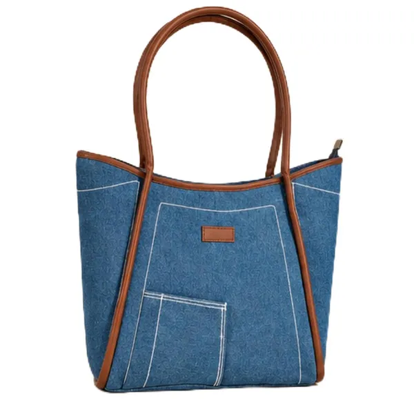 Women_S_Denim_Tote_Bag_Office_College_Handbag_Stylish_Shoulder_Bag