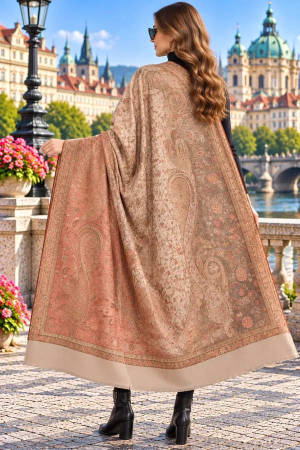 Beige_Semi_Pashmina_Paisley_Print_Shawl_For_Women