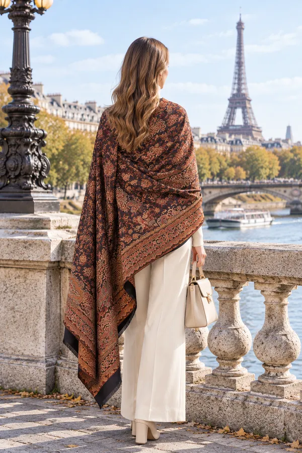 Brown_Semi_Pashmina_Printed_Shawl_For_Women