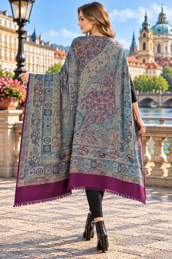 Multicolor_Semi_Pashmina_Paisley_Print_Shawl_For_Women