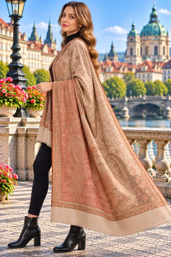 Beige_Semi_Pashmina_Paisley_Print_Shawl_For_Women