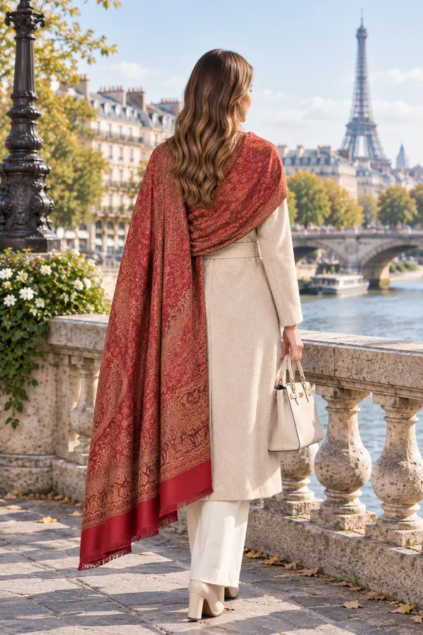 Red_Semi_Pashmina_Patterned_Shawl_For_Women