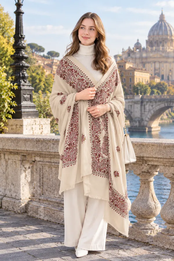 Cream_Cashmilion_Embroidered_Shawl_For_Women