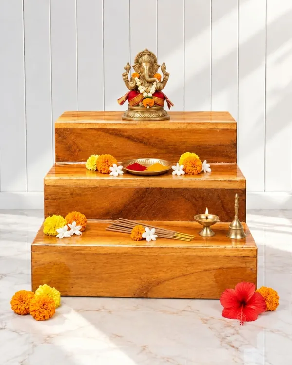 Pooja_Stand_Wooden_3_Step_Chowki_Khandpath_Rack_Chowki_Decorative_Items_Wooden_Stand_For_Pooja_Room_Festival_Decor_For_Mandir_Murtis