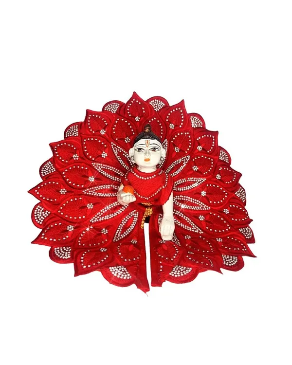 Diamond_Work_Gol_Poshak_For_Laddu_Gopal_Round_Designer_Vastra_For_Thakur_Ji_Stone_Work