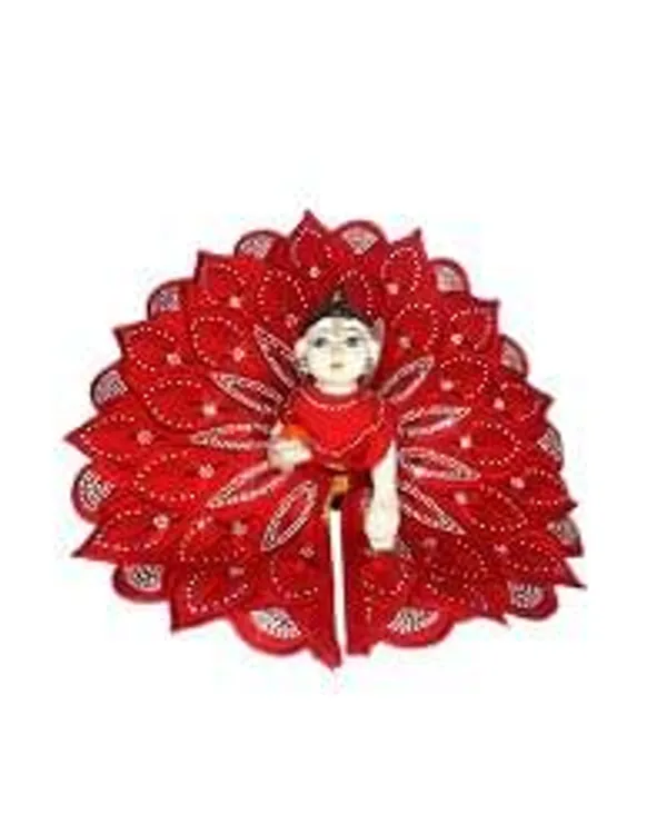Diamond_Work_Gol_Poshak_For_Laddu_Gopal_Round_Designer_Vastra_For_Thakur_Ji_Stone_Work