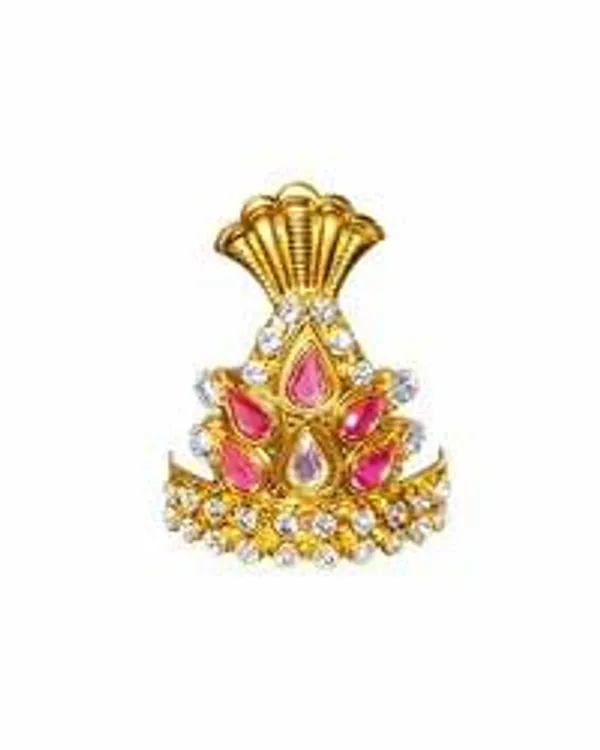 Designer_Mukut_With_Meenakari_Stone_Work_Mukut_Crown_For_Laddu_Gopal_Ji_Laddu_Gopal_Shringar_Laddu_Gopal_Mukut_For_Deities_Idols_Perfect_For_Home_Temple_Decoration_Puja_Shringar_Pooja_Articles_Jewellery_Accessories_Size_3_2_5_Pink
