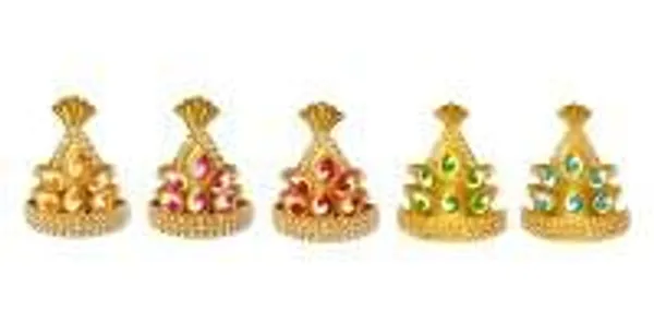 Designer_Mukut_With_Meenakari_Stone_Work_Mukut_Crown_For_Laddu_Gopal_Ji_Laddu_Gopal_Shringar_Laddu_Gopal_Mukut_For_Deities_Idols_Perfect_For_Home_Temple_Decoration_Puja_Shringar_Pooja_Articles_Jewellery_Accessories_Size_3_2_5_Pink