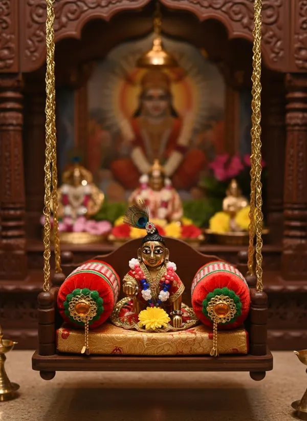 Velvet_Decorative_Pillow_For_Krishna_Idol