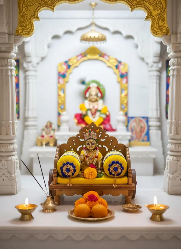 Velvet_Decorative_Pillow_For_Krishna_Idol
