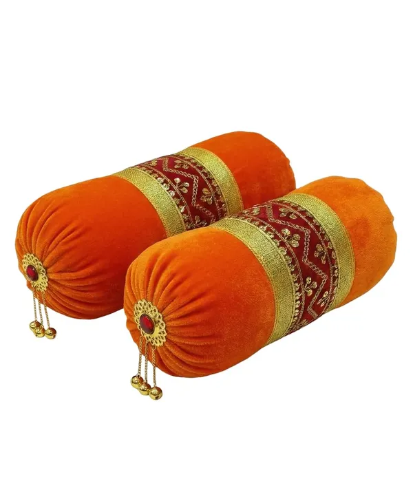 Velvet_Round_Pillow_For_Temple_Idol