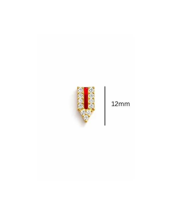 Metal_Rhinestone_Tilak_For_Deity_Idol