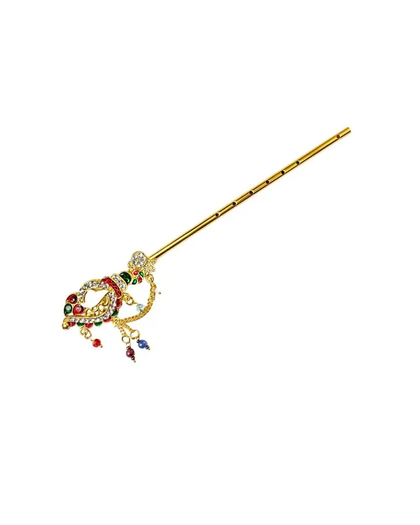 Flute_With_Shankh_Design_For_Deity_Shringar