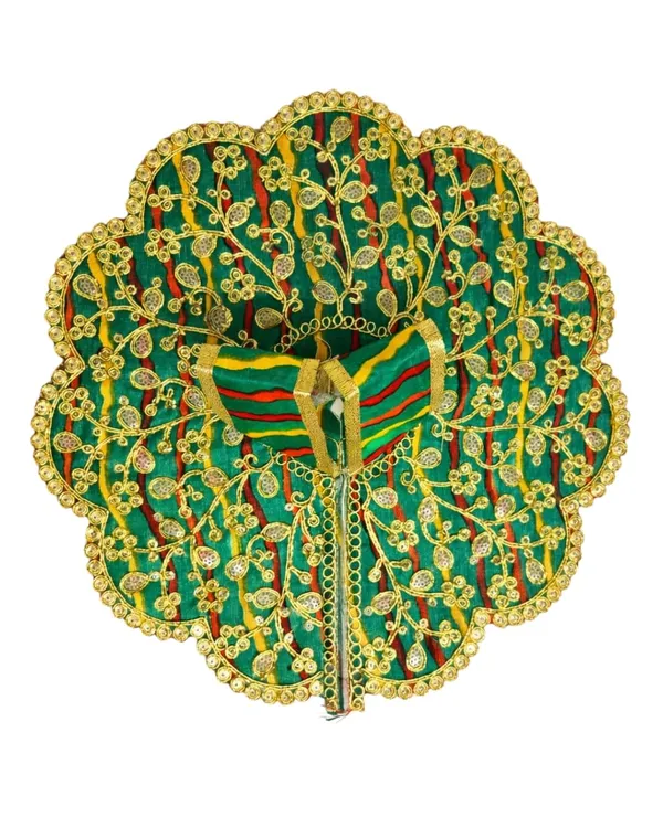Zari_Pita_Work_Leheriya_Poshak_For_Deity_Idol