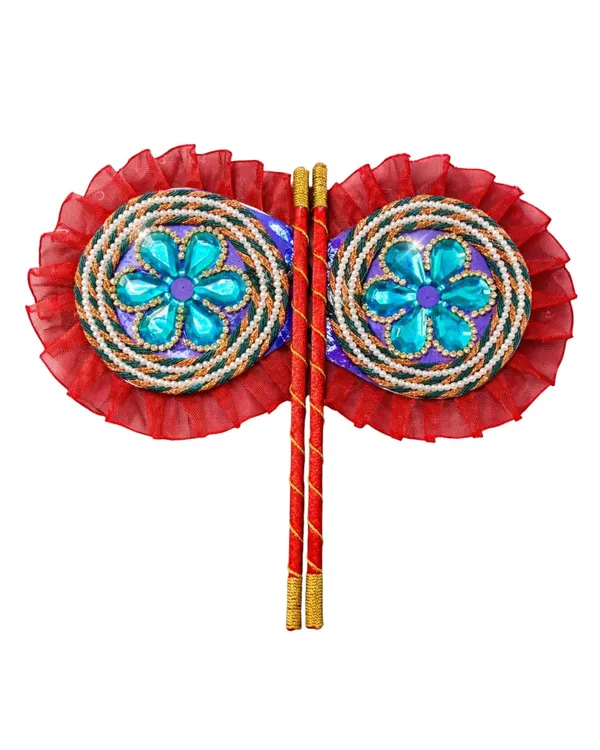 Decorative_Cloth_Hand_Fan_For_Deity_Idols