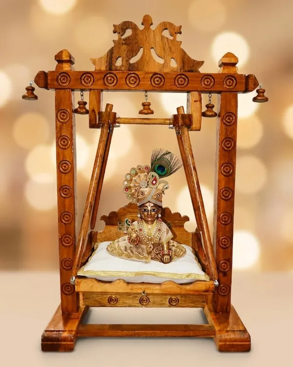 Wooden_Jhula_For_Mandir
